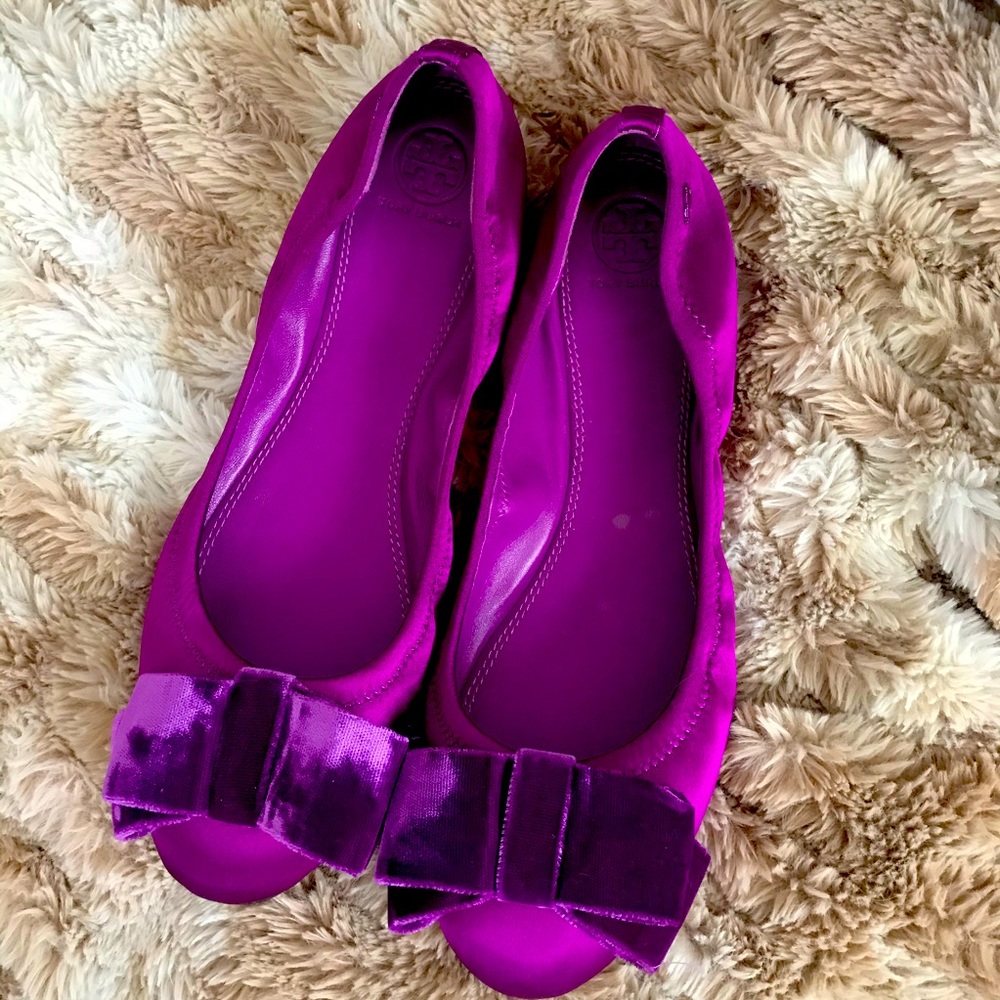 TORY BURCH BOW FLATS SIZE 11
